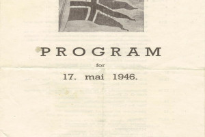 Bilde av Program for dagen 17. mai 1946, side 1
